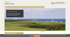 Desktop Screenshot of forss-windfarm.co.uk