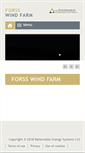 Mobile Screenshot of forss-windfarm.co.uk